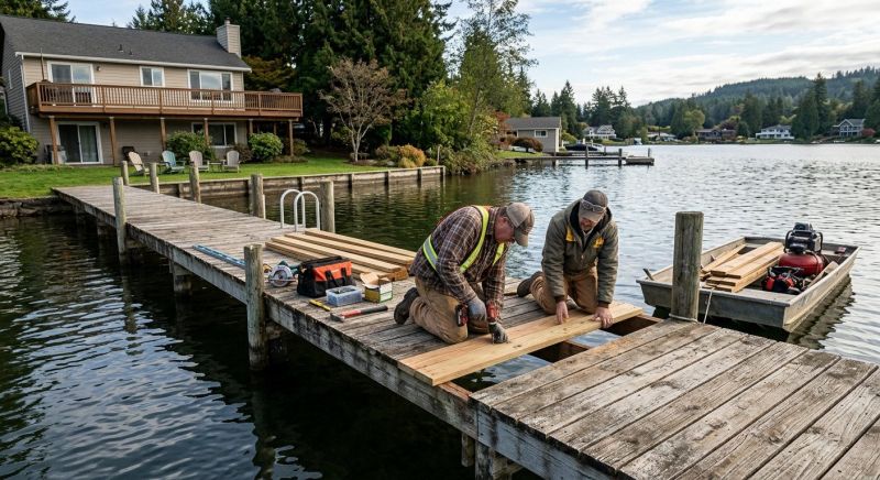 Boat Dock Maintenance in Roswell, GA