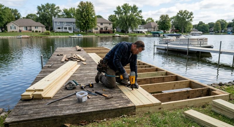 Dock Wood Replacement in Littleton, CO