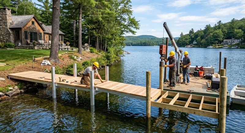 Boat Dock Installation in Roswell, GA