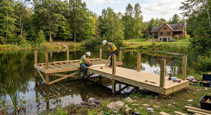 Pond Dock Construction in Kansas City, MO