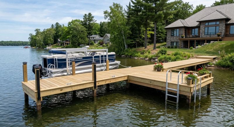Wood Dock Installation in Denver County, CO