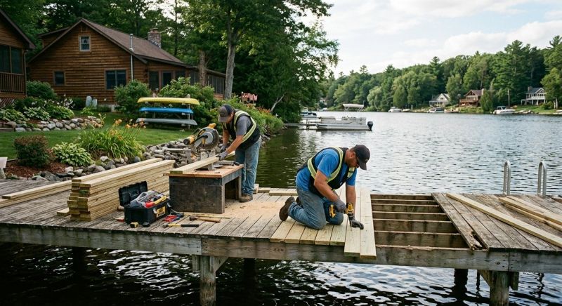 Wood Dock Repair in Olathe, KS