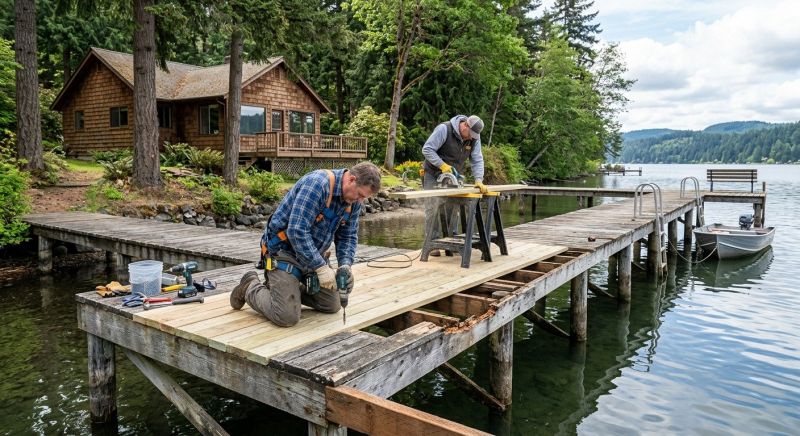 Wood Dock Repair in Denver County, CO